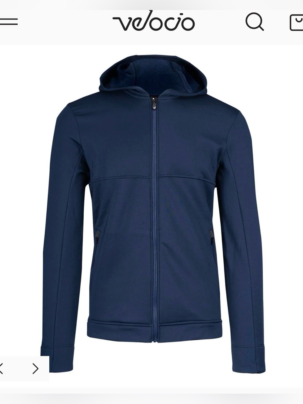 Velocio Men’s Recon Hoodie Merino Wool blend , Size XL , like new